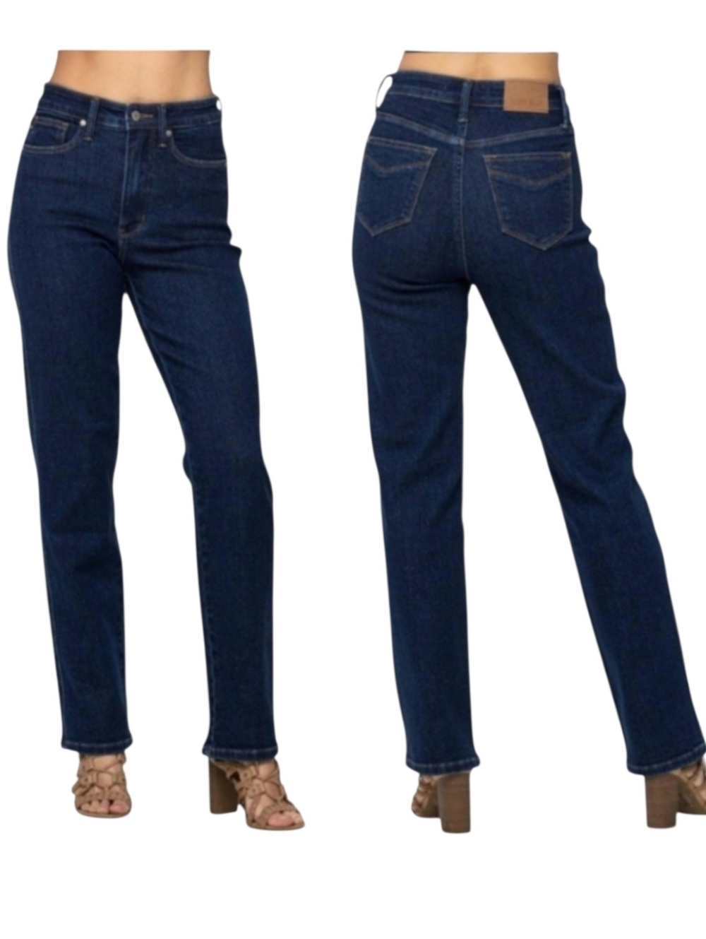 Judy Blue Women's High Waist Classic Straight Denim Jeans Style JB88575 Sz 7/28